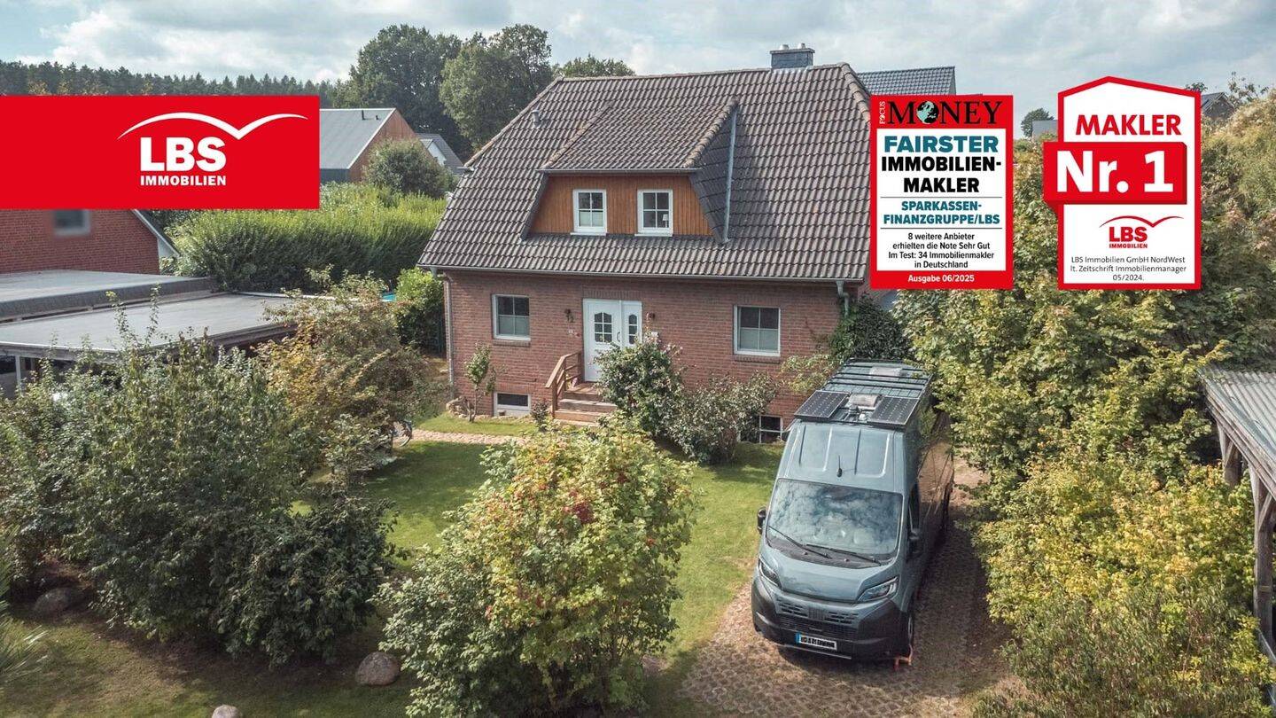 Viel Platz für die Familie: 6 Zimmer, Vollkeller und großes Grundstück, 21401 Thomasburg