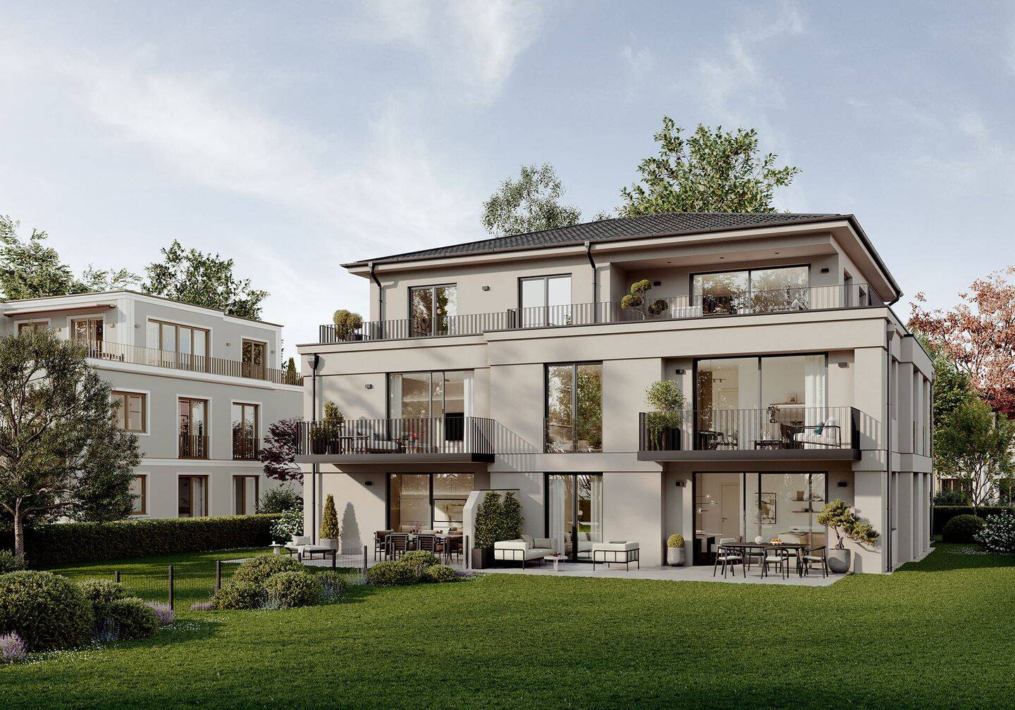 NEUBAU: Stilvolle, barrierefreie 3-Zimmer-Gartenwohnung mit direktem Zugang zum Hobbyraum