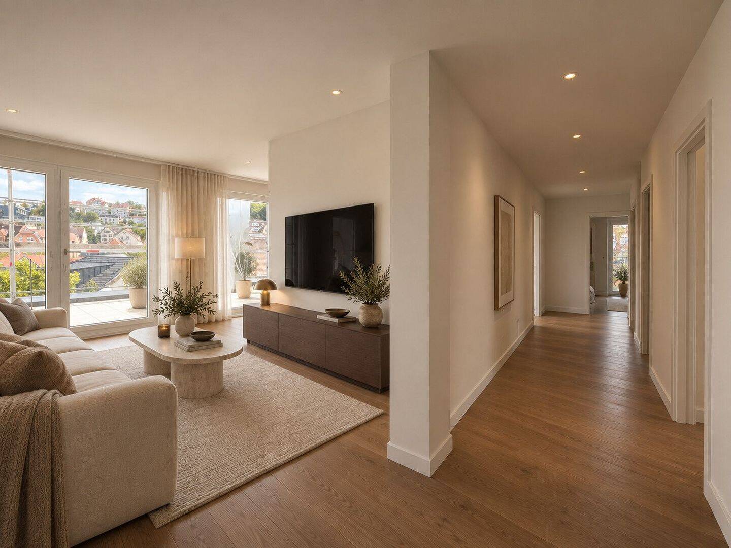 Neubau-Penthouse mit 4 Zimmern und sonniger Dachterrasse, 70469 Stuttgart (Feuerbach Zuffenhausen)