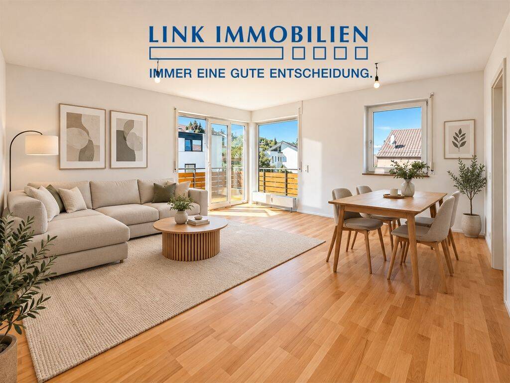 Moderne, helle Wohnung in ruhiger Lage mit Garage, 70469 Stuttgart (Feuerbach Zuffenhausen)