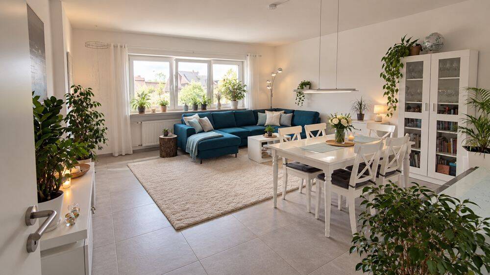Helle, großzügige Wohnung mit 2 Balkonen und Gäste-WC, 68542 Heddesheim