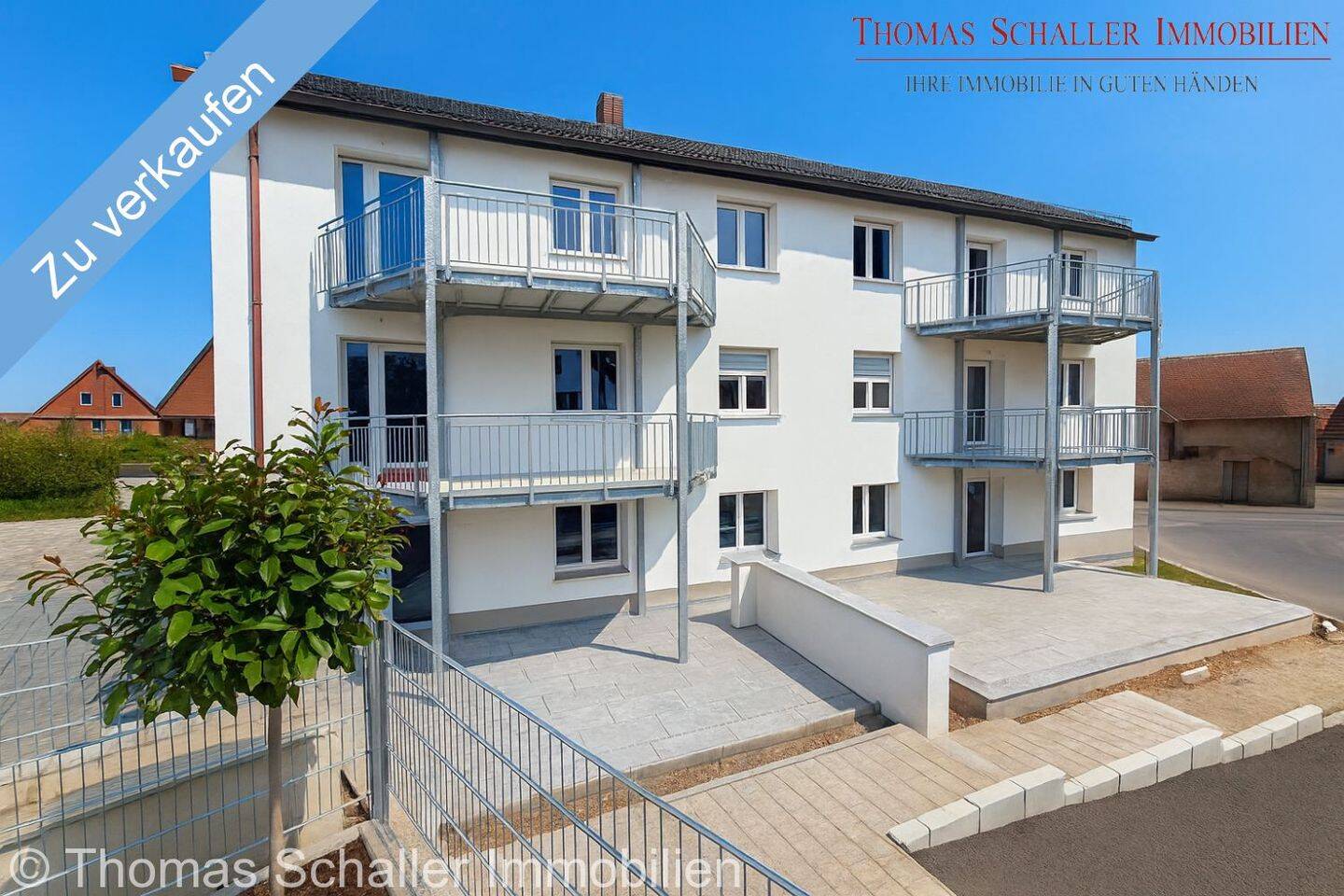 Erstbezug: Whg 1 – 2 ZW im EG mit Terrasse, kl, Garten und 2 Stellplätzen, 91186 Büchenbach