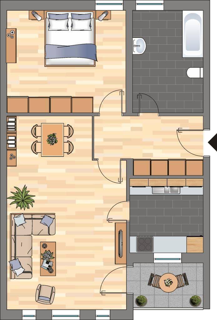 Demnächst frei! 2-Zimmer-Wohnung in Bad Neuenahr-Ahrweiler öffentlich  gefördert, 53474 Bad Neuenahr-Ahrweiler