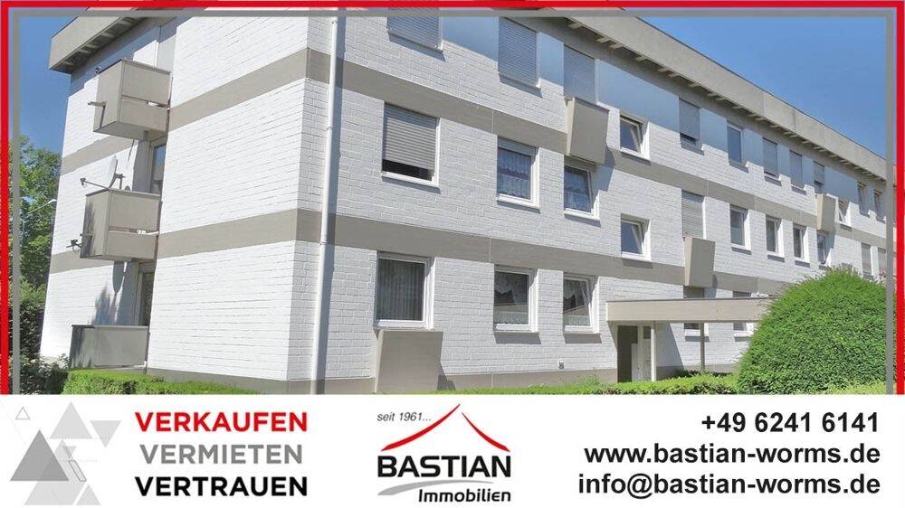 Sonnig, gepflegt, sofort verfügbar: 3-Zimmer-ETW mit Loggia, Balkon & TG-Stellpl. in Worms-Neuhausen, 67549 Worms (Hochheim Innenstadt Leiselheim Neuhausen Pfiffligheim)