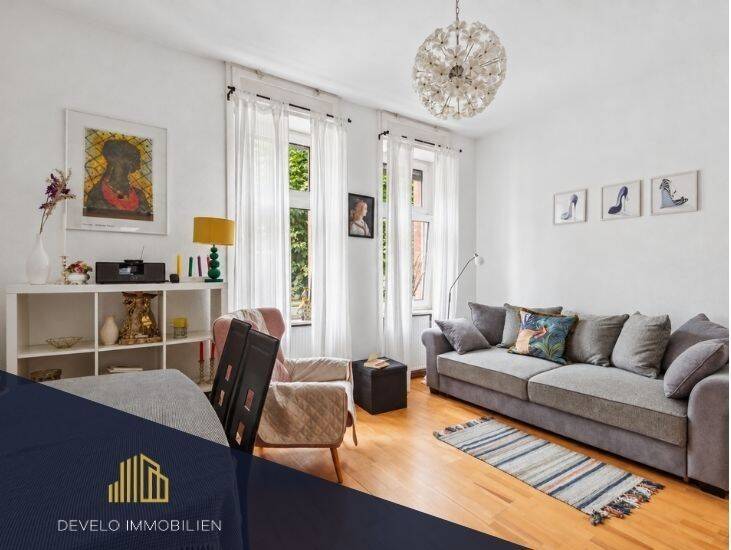 Charmante 2-Zimmer-Altbauwohnung mit hohen Decken in Frankfurt-Bockenheim, 60487 Frankfurt am Main (Bockenheim Hausen Rödelheim Westend-Süd)