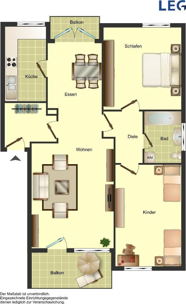 Neu im Angebot, 3-Zimmer am Hackenberg frei., 42897 Remscheid (Lennep)