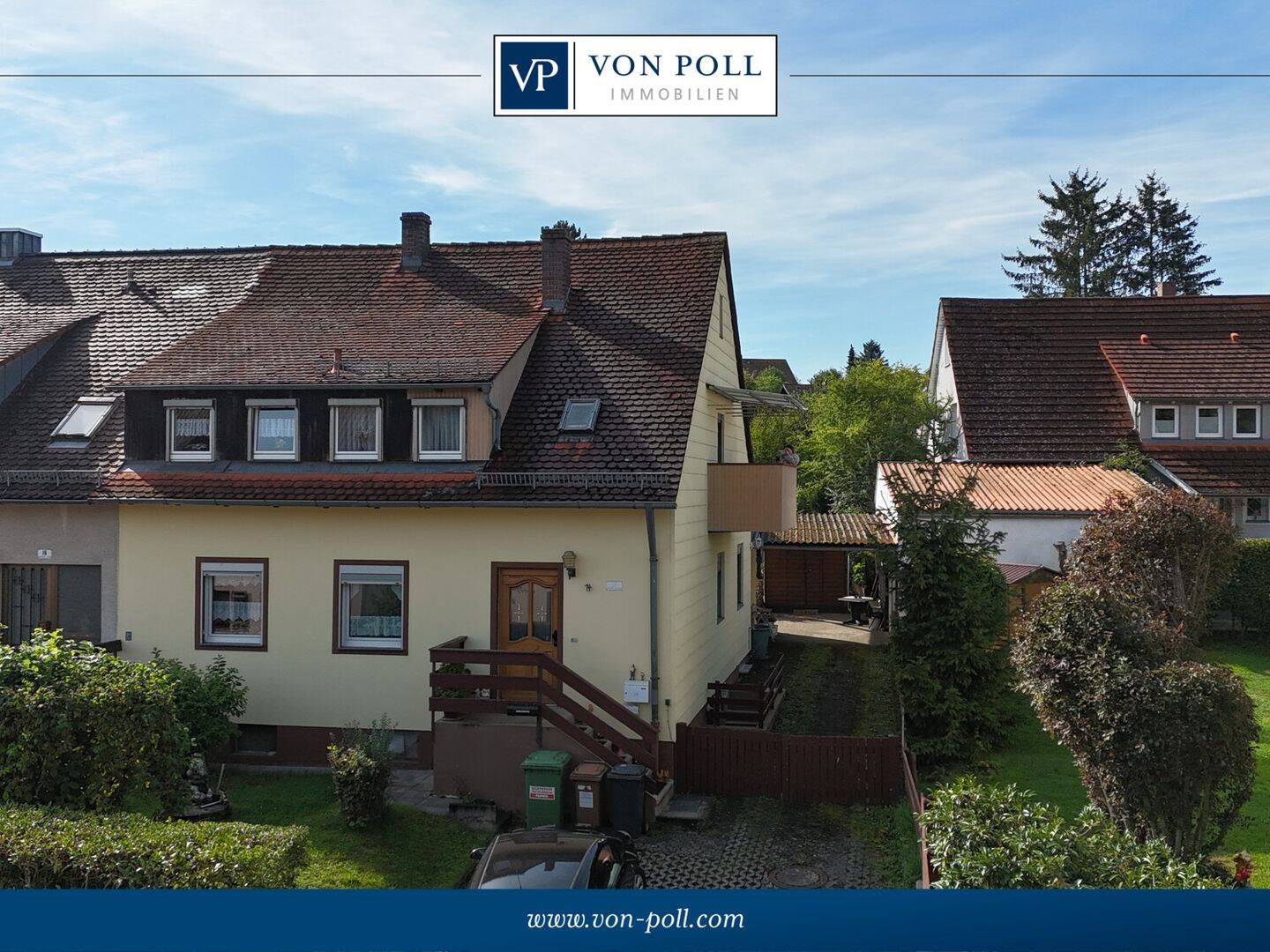 Gepflegte Doppelhaushälfte mit viel Fläche und schön angelegtem Garten!, 91522 Ansbach