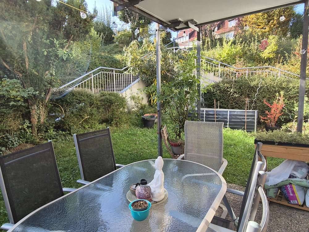 Sonnige 2,5-Zi-Gartenwohnung mit überdachter Terrasse – Stuttgart-Heumaden, 70619 Stuttgart (Heumaden Lederberg Riedenberg Sillenbuch)