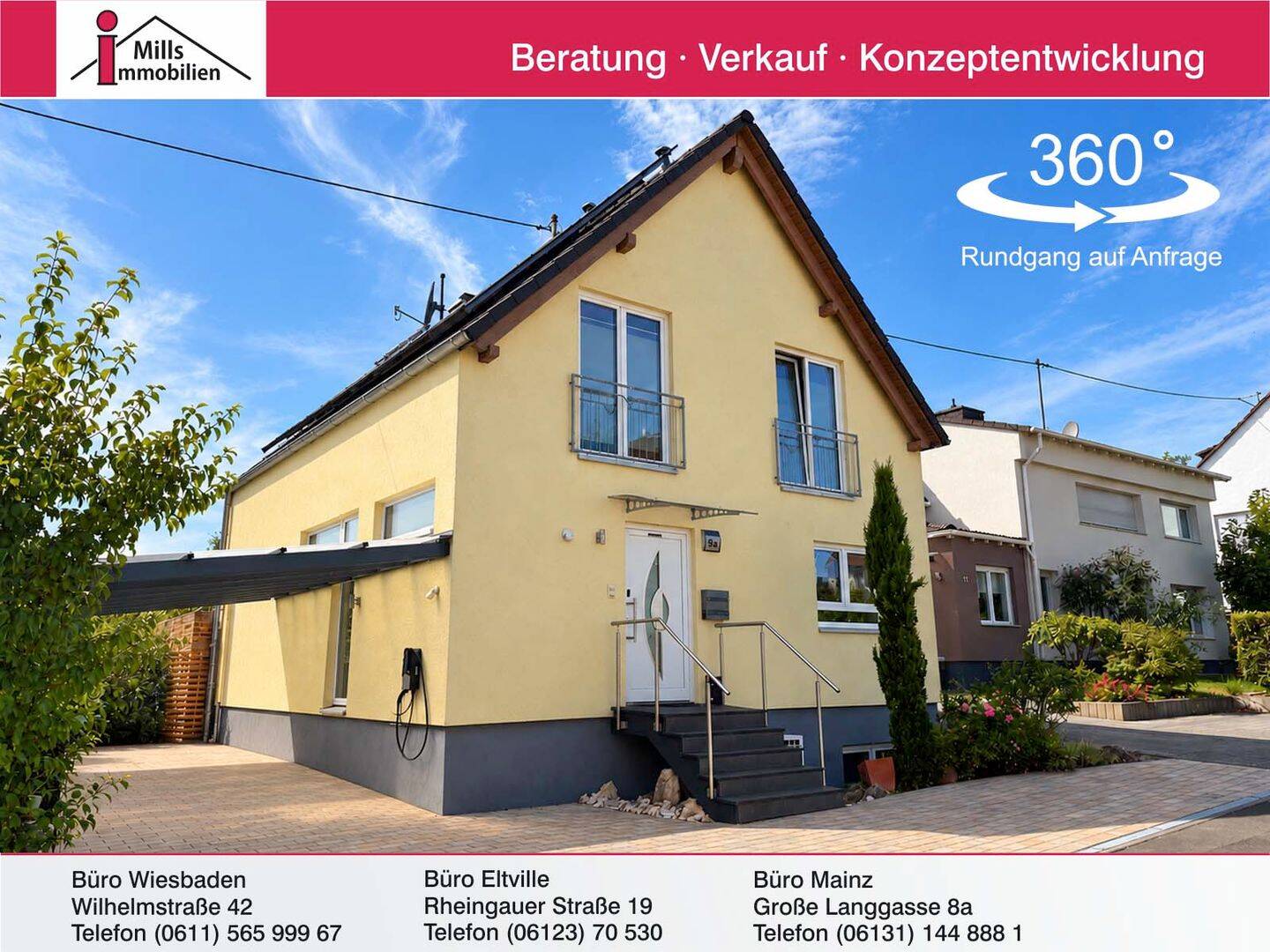 Großzügig wohnen im Rheingau – Einfamilienhaus mit Garten und moderner Ausstattung, 65366 Geisenheim