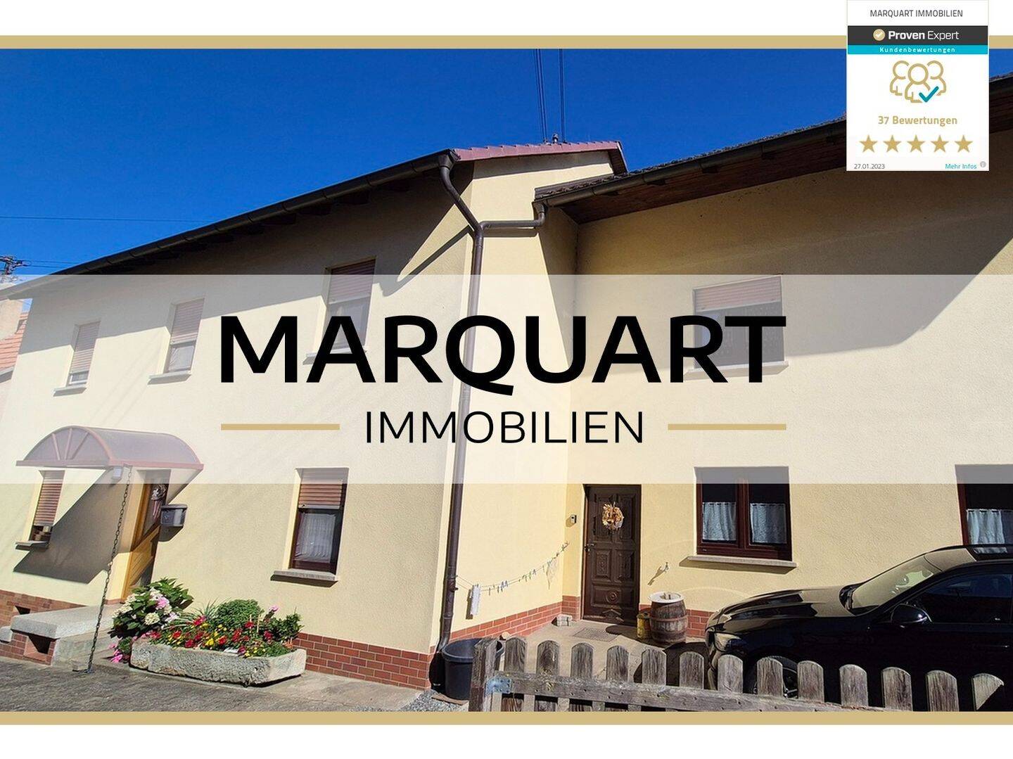 Anwesen mit Einfamilienhaus, praktischer Scheune, Garage und Gärten, 97633 Höchheim