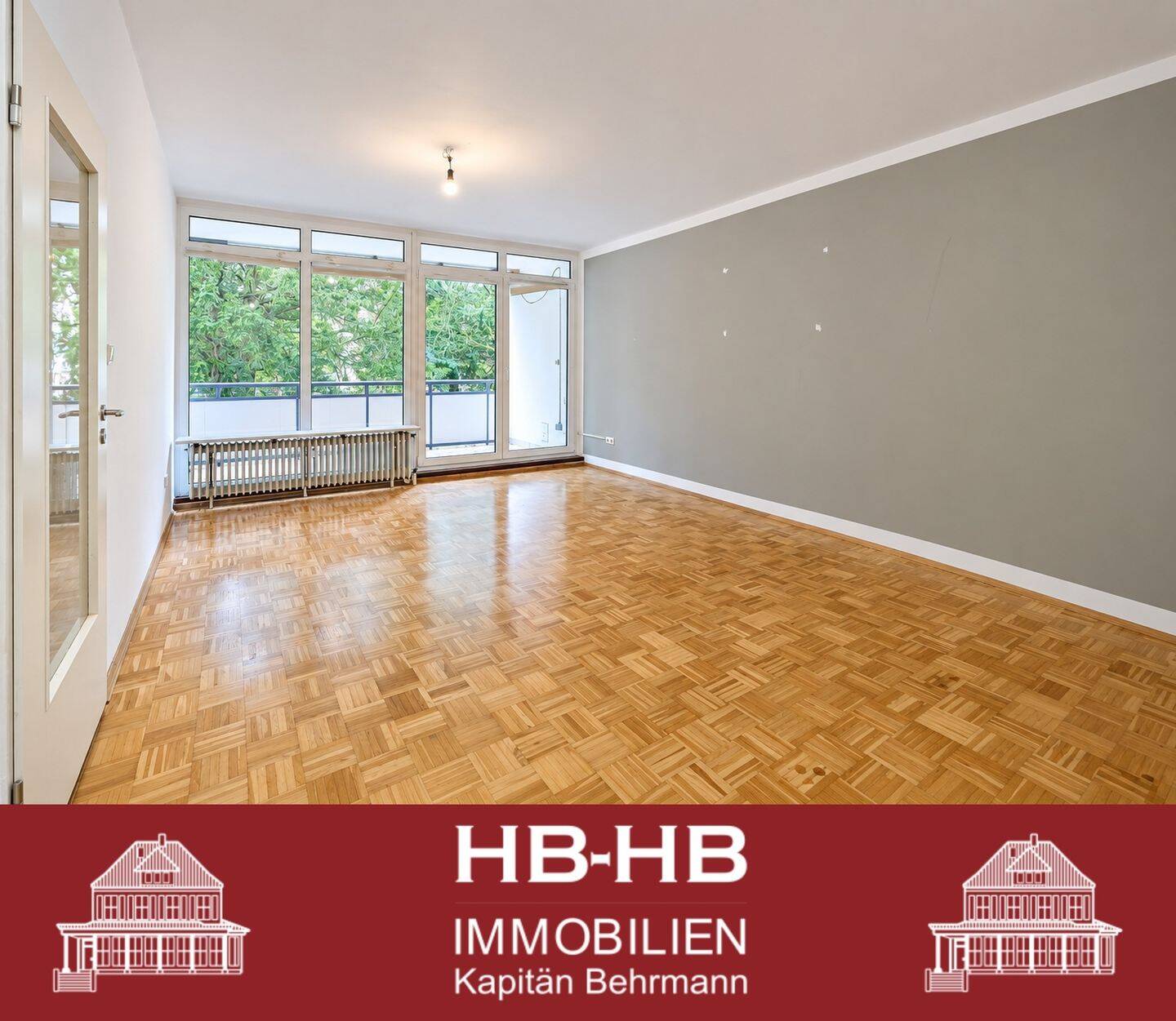 Stäbchenparkett, Balkon, Fahrstuhl – 2-Zimmer-Wohnung in Schwachhausen, 28211 Bremen (Gete Radio Bremen Schwachhausen)