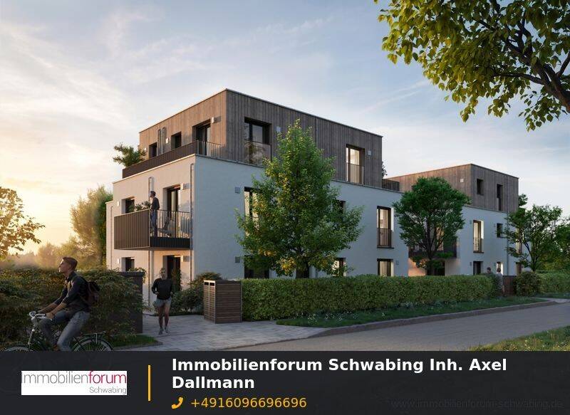 Neubauprojekt ROOTS in Bogenhausen / Johanneskirchen: Helle 2-Zimmer Wohnung mit Terrasse und Garten, 81929 München (Bogenhausen Trudering-Riem)