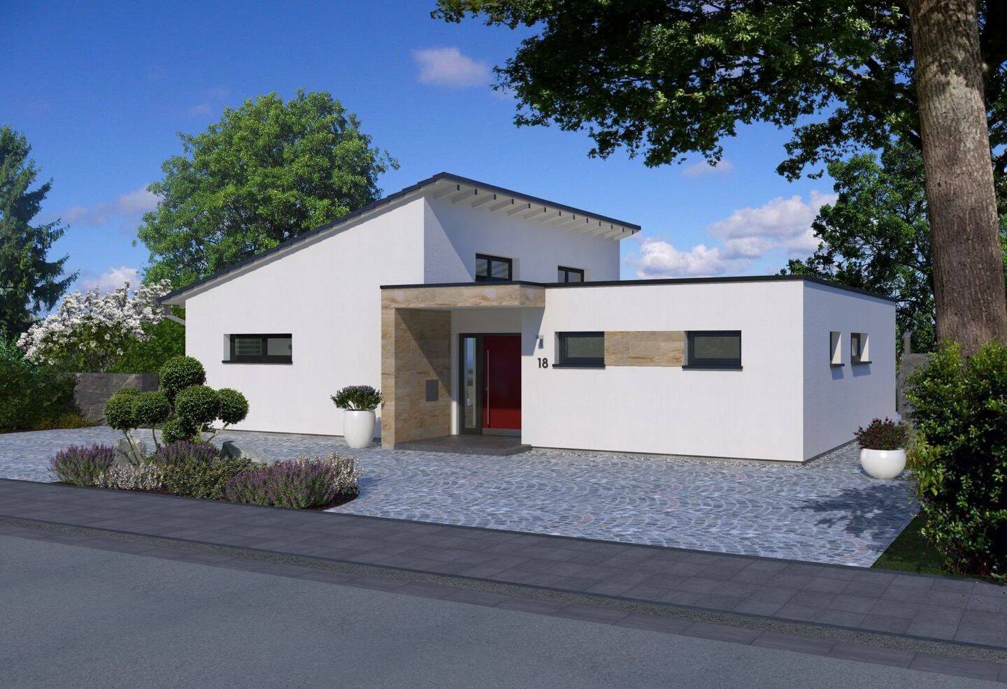 Extravaganter Bungalow mit Pult- oder Flachdach, 72474 Winterlingen