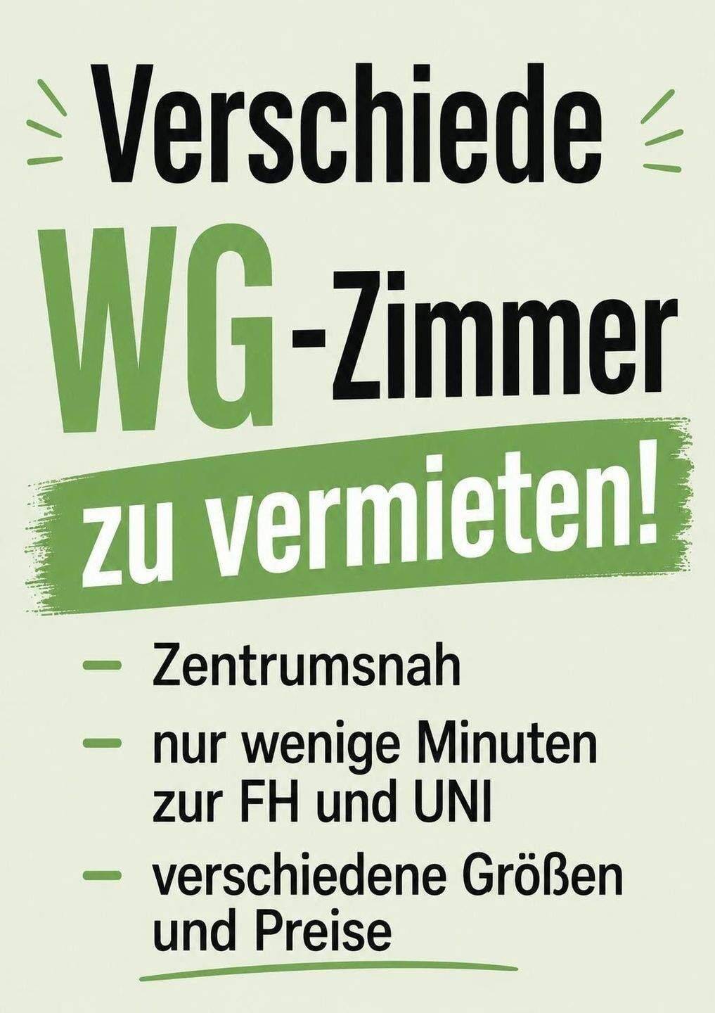 WG-Zimmer zu vermieten – Studenten, Auszubildende & Schüler, 99085 Erfurt (Daberstedt Hohenwinden Ilversgehofen Johannesvorstadt Krämpfervorstadt)