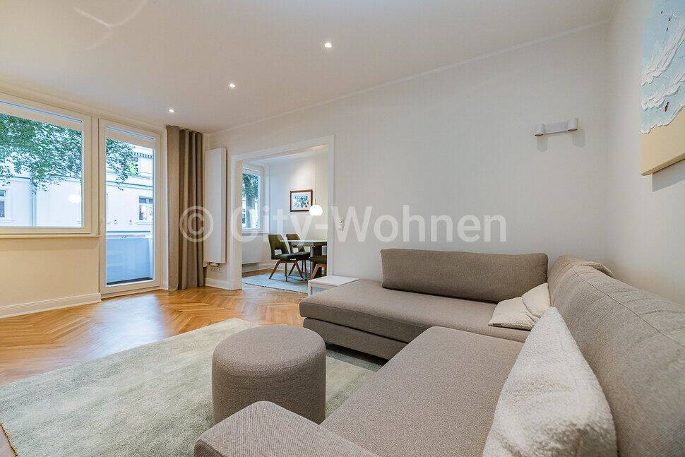 2023 renovierte und möblierte Wohnung mit 2 Balkonen in Alsternähe in Hamburg-Rotherbaum, 20148 Hamburg (Eimsbüttel Harvestehude Rotherbaum)