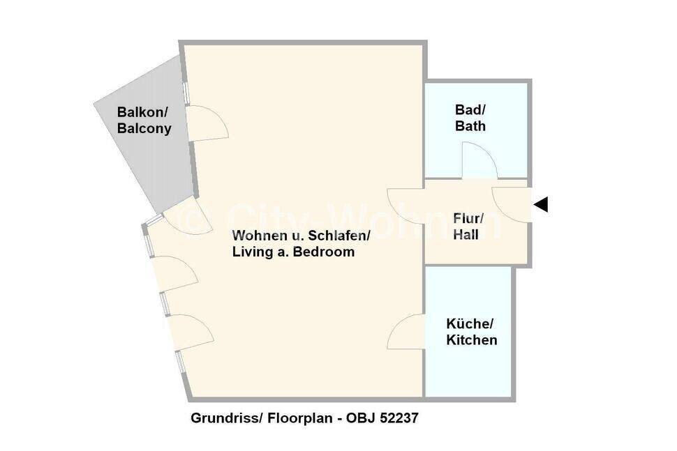 Erstbezug nach Neuausstattung! Möblierte Wohnung mit Balkon in Hamburg-Ottensen, 22765 Hamburg (Altona Altona-Altstadt Altona-Nord Ottensen)