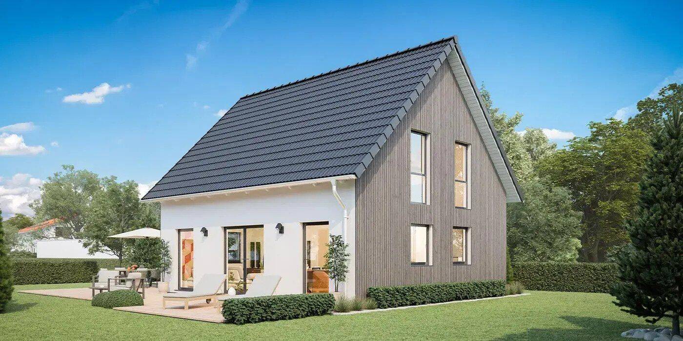 Herbstaktion-attraktives Einfamilienhaus Kfw 40 mit Bodenplatte und Baugrundstück in Neukirch, 88099 Neukirch
