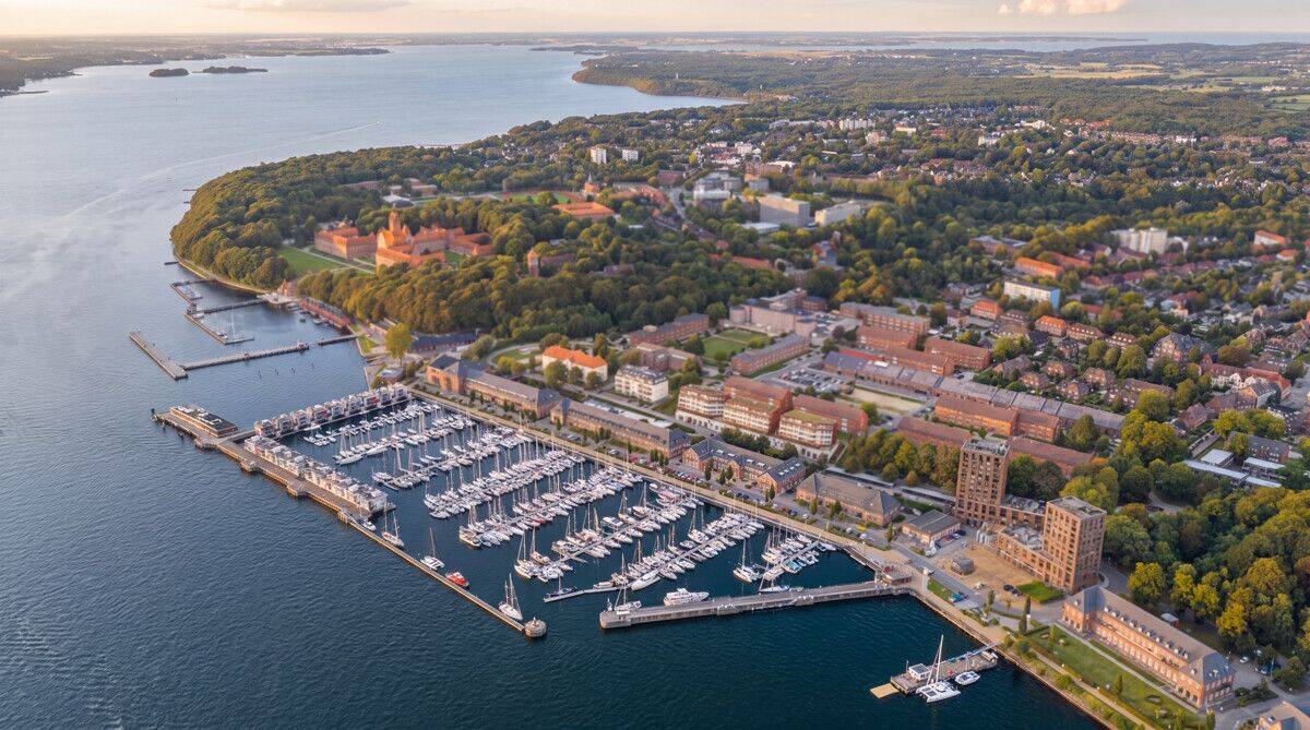 Blick über Hafen und Förde! Großzügige Eigentumswohnung am Wasser, 24944 Flensburg (Fruerlund Mürwik)