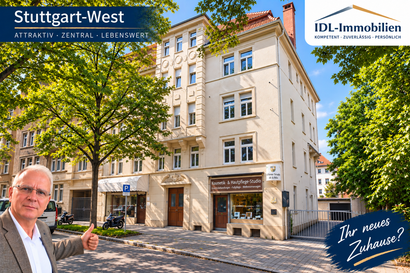 Großzügige 3-Zimmer-Wohnung, 70197 Stuttgart (West)