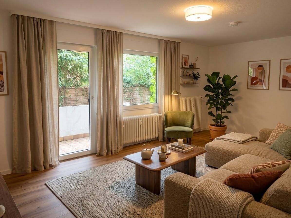Renoviert – Helle 2-Zimmer-Wohnung mit Blick ins Grüne, 55128 Mainz (Bretzenheim Oberstadt)
