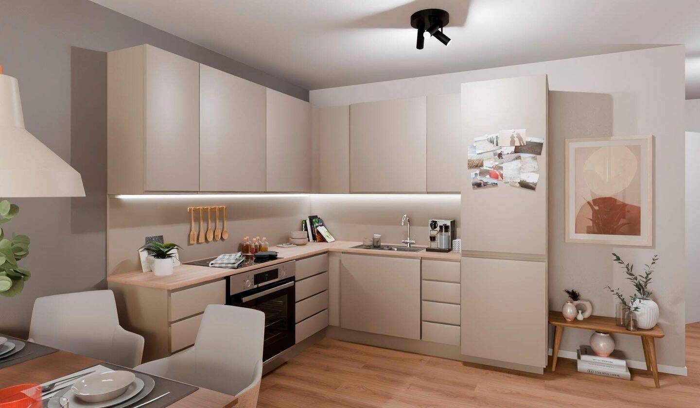 Barrierefreie Erdgeschosswohnung mit Loggia und großer Wohnküche, 40597 Düsseldorf (Benrath Hassels Urdenbach)