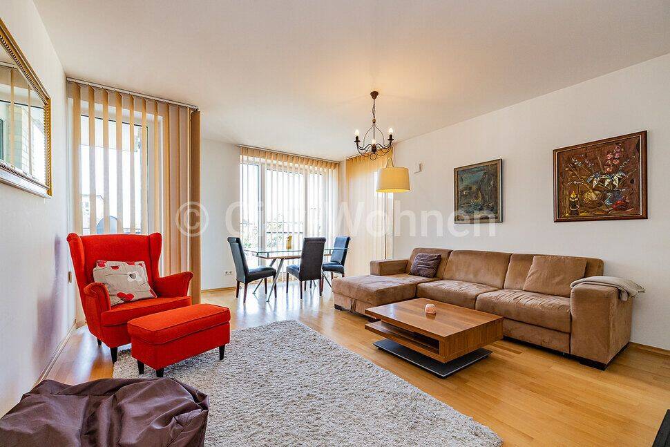 Möbliert wohnen in einer 3-Zimmer Wohnung mit Balkon im beliebtem Stadtteil Hamburg-Uhlenhorst, 22081 Hamburg (Hamburg-Nord Barmbek-Süd Uhlenhorst)