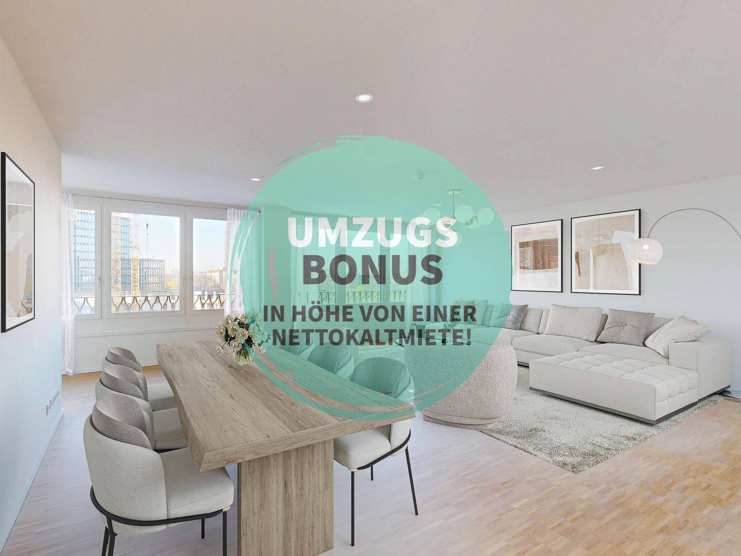 Bright and Stylish – Modernes 2-Zimmer-Apartment mit Loggia im Crown II, 10557 Berlin (Mitte Hansaviertel Moabit Tiergarten)