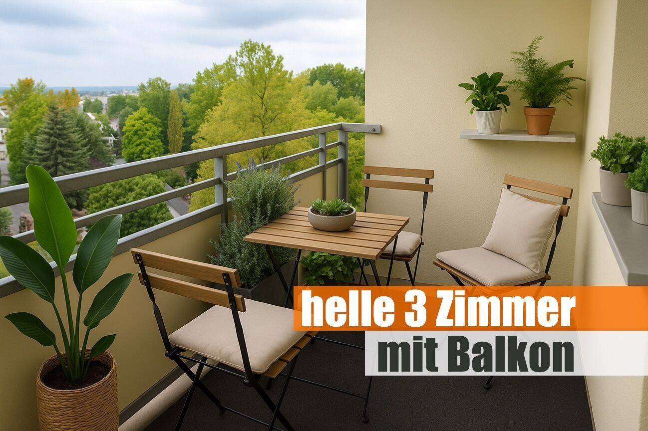 Viel Grün und ruhig gelegen, mit Einbauküche + Südbalkon!, 9126 Chemnitz (Altchemnitz Bernsdorf Gablenz Lutherviertel Sonnenberg)