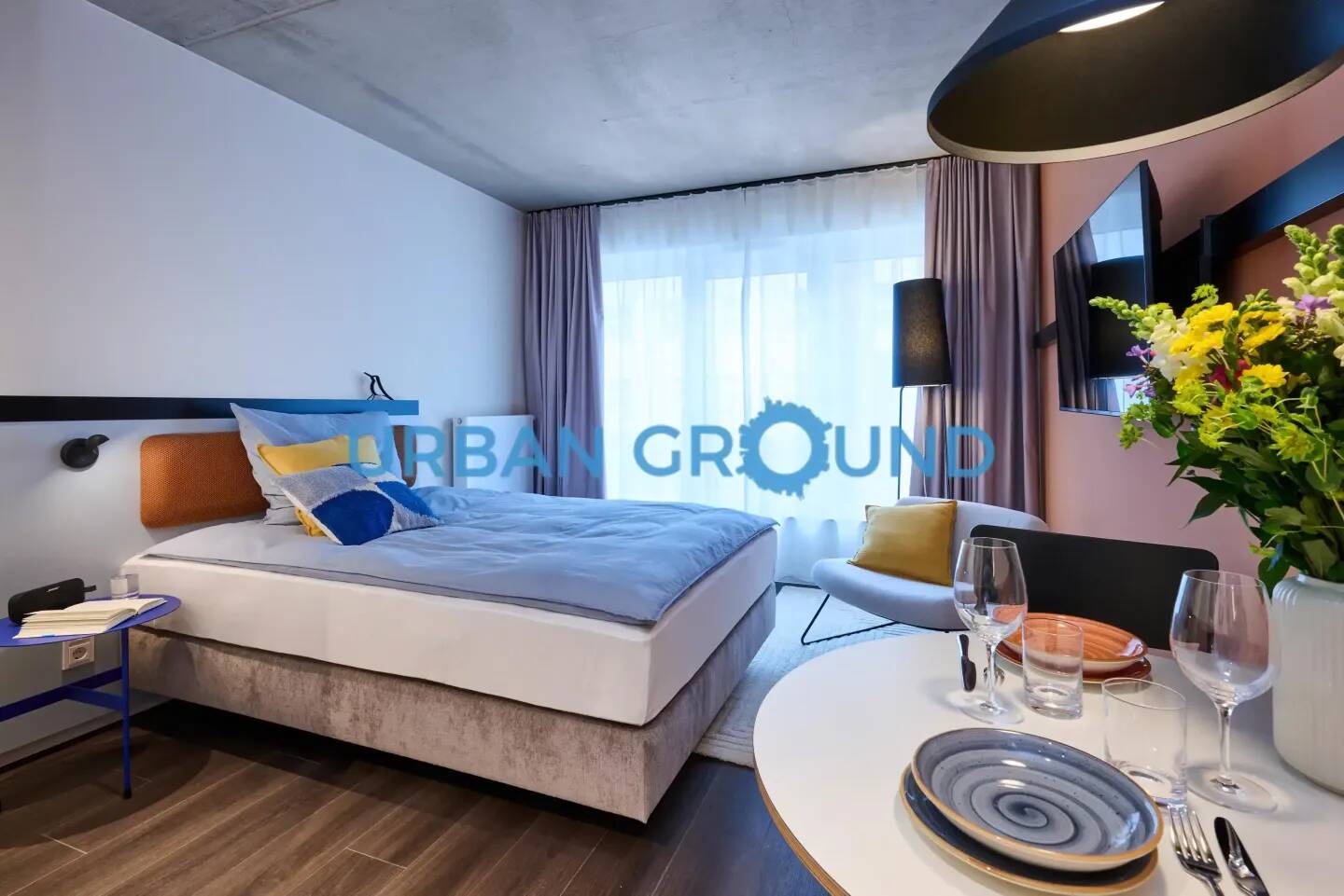 All-inclusive Miete – Voll möbliertes Studio in Charlottenburg mit Fitnessstudio und Coworking-Berei, 10587 Berlin (Charlottenburg-Wilmersdorf Charlottenburg)