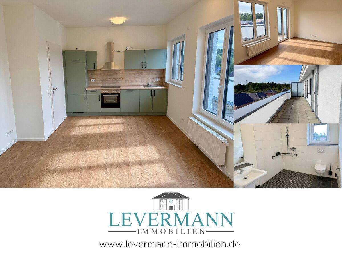 Große moderne Wohnung mit Dachterrasse zur Vermietung in Owschlag, 24811 Owschlag