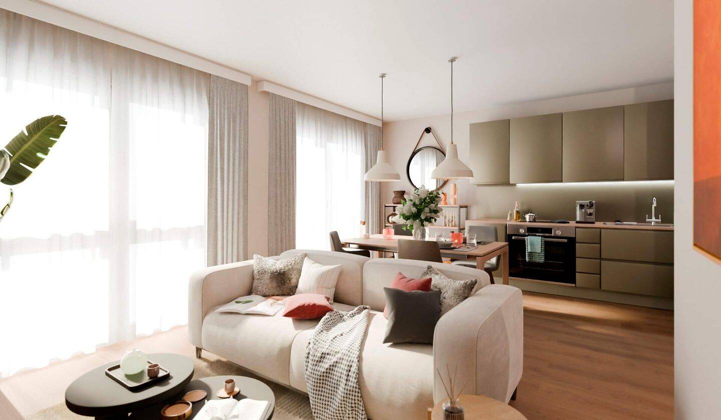 Barrierefreie Eigentumswohnung mit Balkon zum Innenhof, 40597 Düsseldorf (Benrath Hassels Urdenbach)