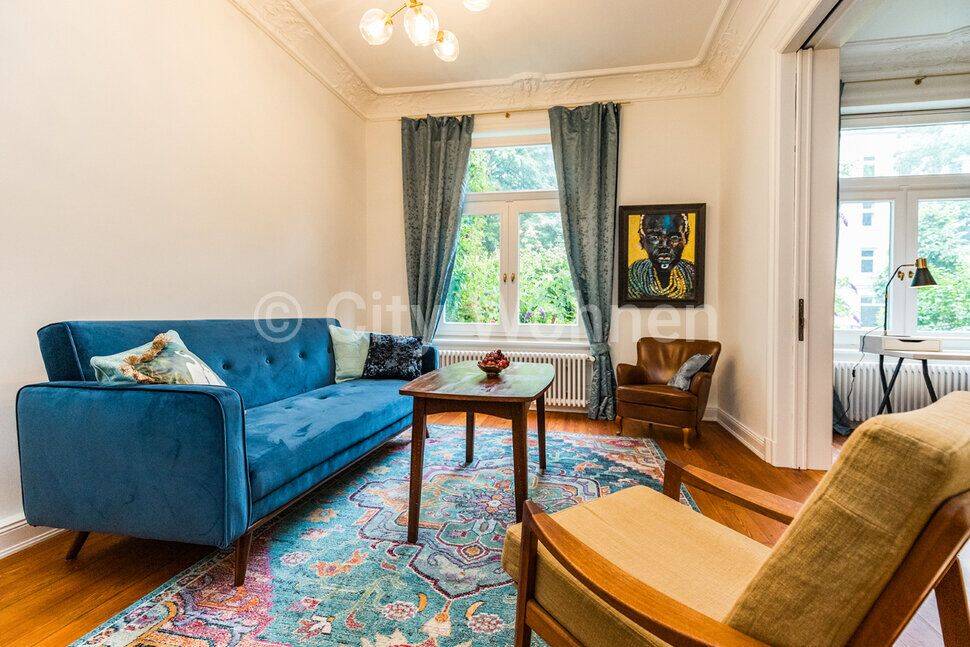 Charmante Altbauwohnung mit 2 Badezimmern und Garten mitten in Hamburg-Ottensen, 22765 Hamburg (Altona Altona-Altstadt Altona-Nord Ottensen)