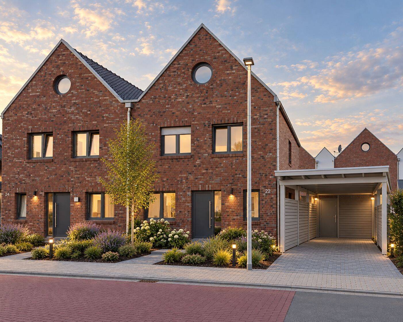 Doppelhaushälfte in Twistringen | Neubau KfW 40 | Ab sofort bezugsfrei!, 27239 Twistringen