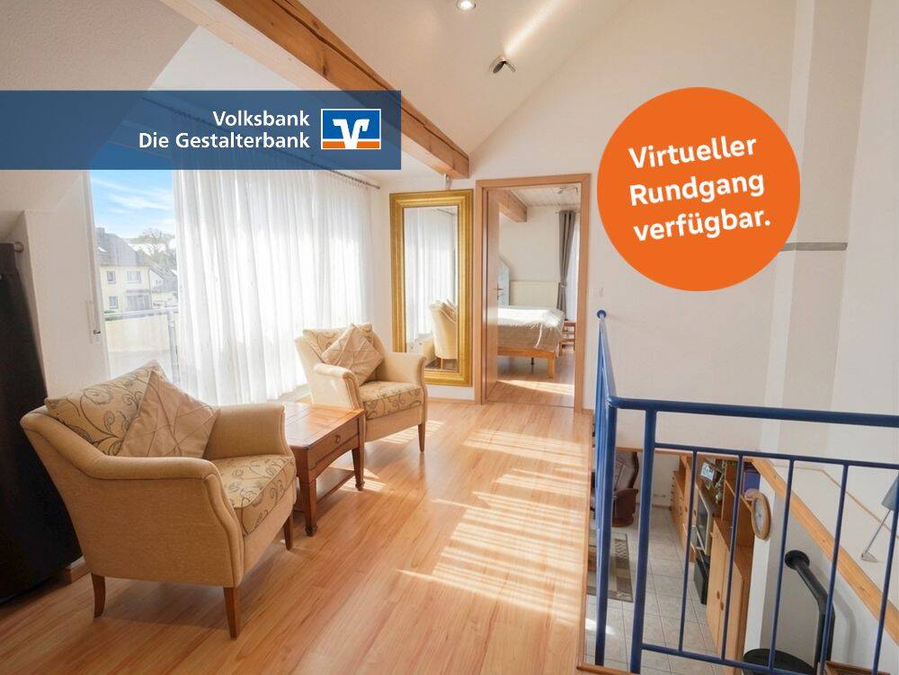 Großzügige 4,5-Zimmer-Maisonette in Engen mit Galerie, zwei Südbalkonen, Pelletofen & Tiefgarage!, 78234 Engen