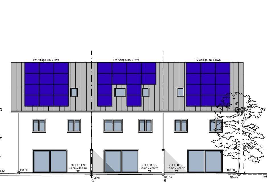 Neubau Reiheneckhaus mit PV Anlage in begehrter Lage von Mühldorf Nord !, 84453 Mühldorf a. Inn
