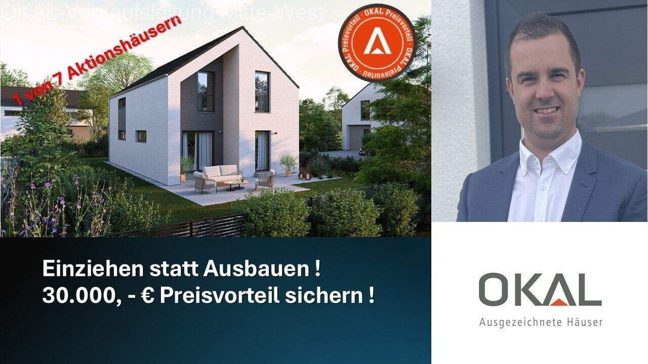 AKTION !! Ihr Traumhaus – gebaut auf Ihrem Grundstück oder mit unserem Grundstücksservice – EINZUGSFERTIG, 65611 Brechen