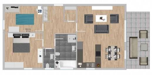 3 Zimmer Neubau-Wohnung in Schliengen, 79418 Schliengen