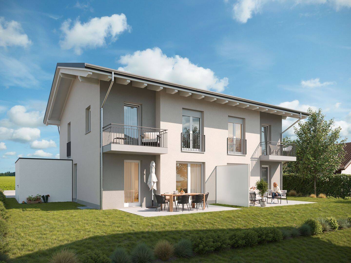 Neue Doppelhaushälfte in Schloßberg mit Garten & Keller, 83071 Stephanskirchen