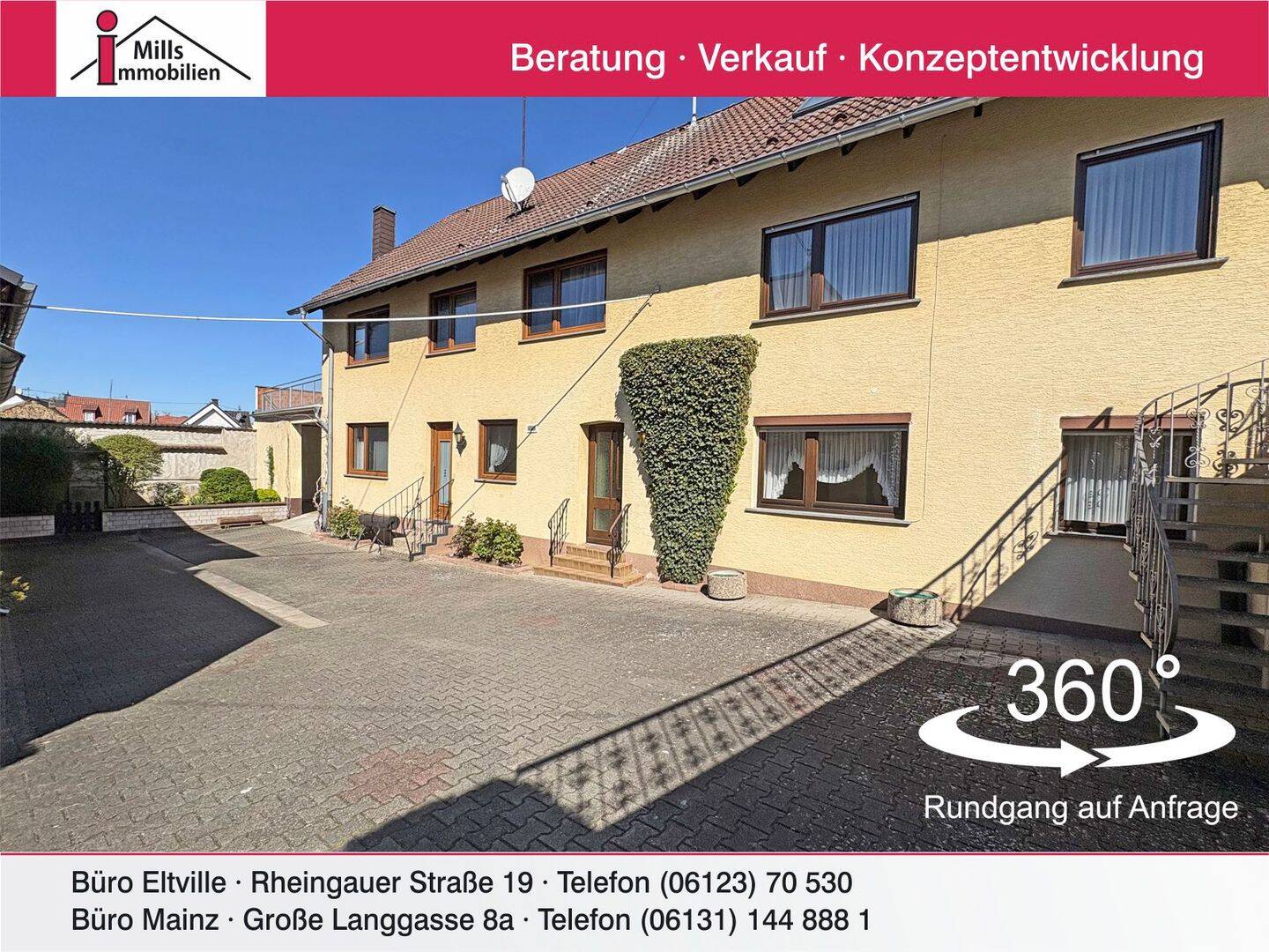 Sprendlingen: Top Immobilienpaket 2 Häusern, kl. Garten und großem Innenhof, 55576 Sprendlingen