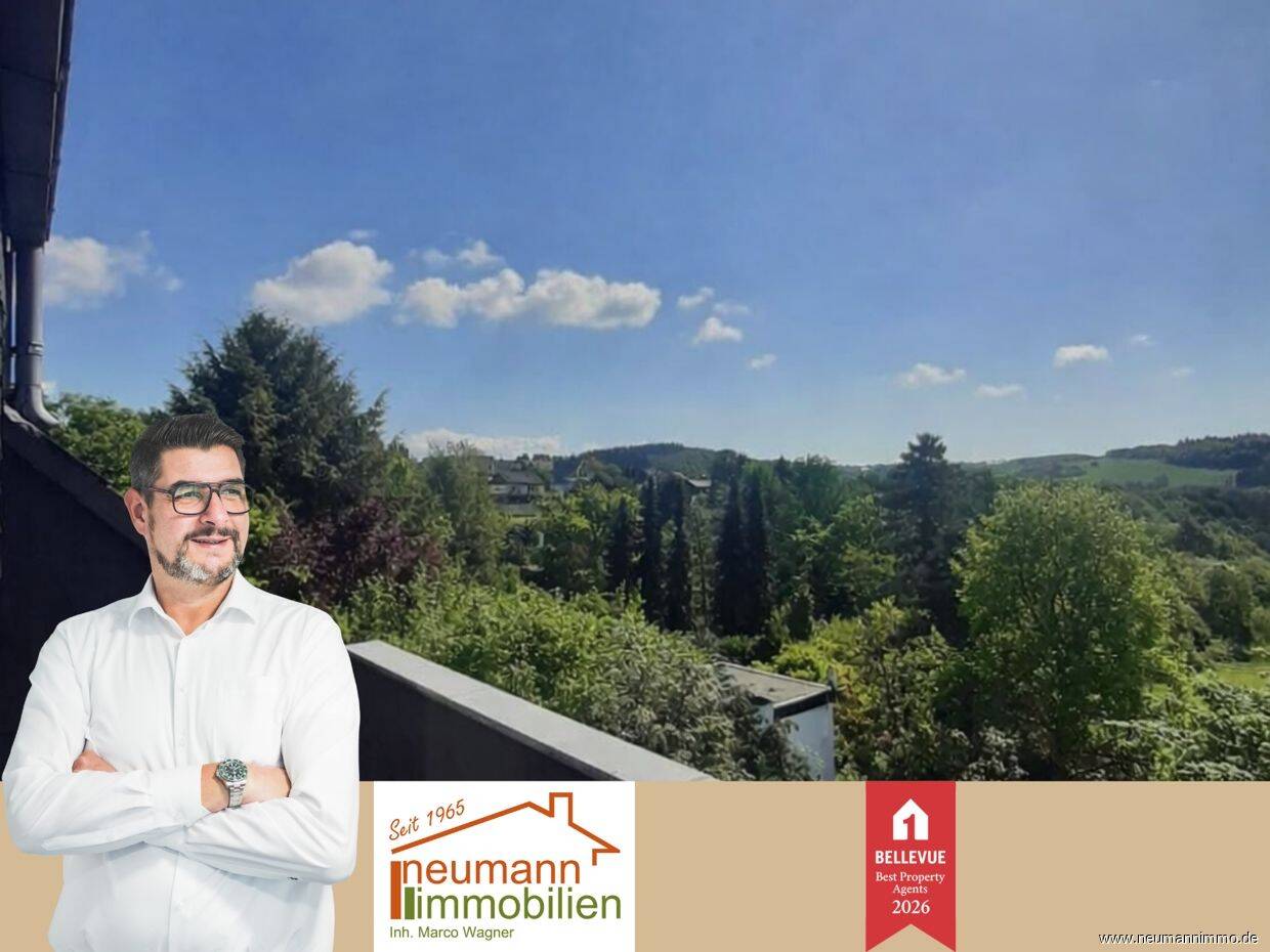 Ruhige 1-Zimmer-Wohnung mit Balkonblick ins Grüne, 53547 Breitscheid
