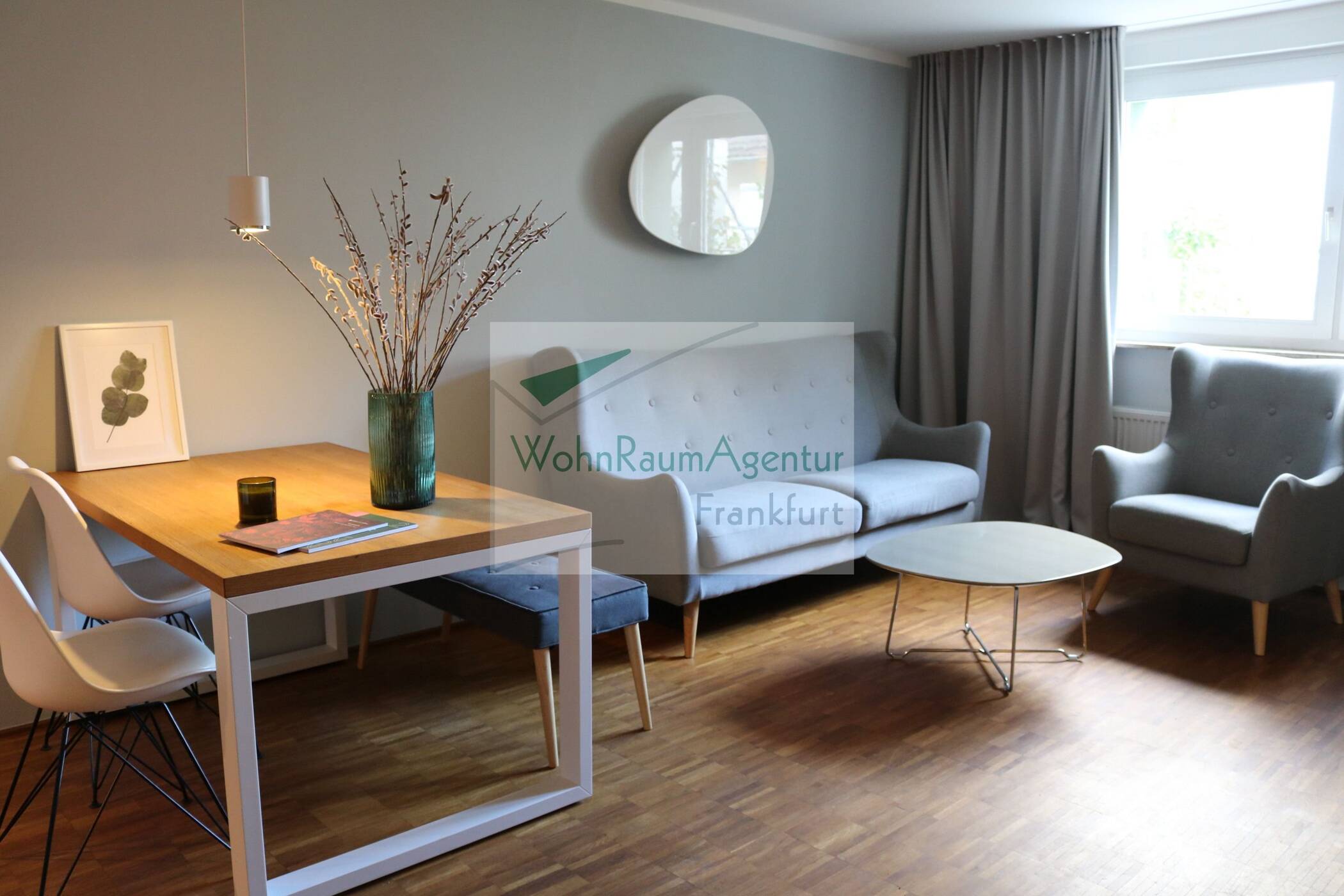 WohnRaumAgentur: Nordend möblierte 1,5 Zimmer Wohnung, 60316 Frankfurt am Main (Nordend-Ost Nordend-West Ostend)