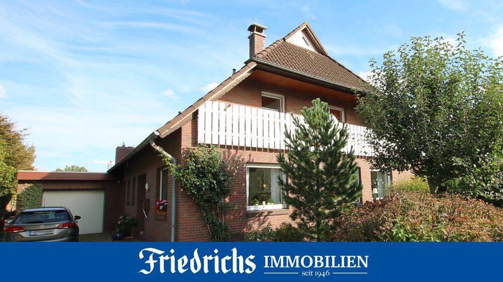 Familienfreundl. Wohnhaus mit Garage, Wintergarten u. Terrasse in ruhiger Sackgassenlage in Edewecht, 26188 Edewecht