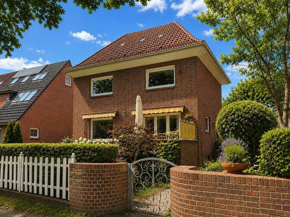 Klassische Hamburger Kaffeemühle mit großem Garten in familienfreundlicher Klein Borsteler Bestlage, 22337 Hamburg (Hamburg-Nord Alsterdorf Ohlsdorf)