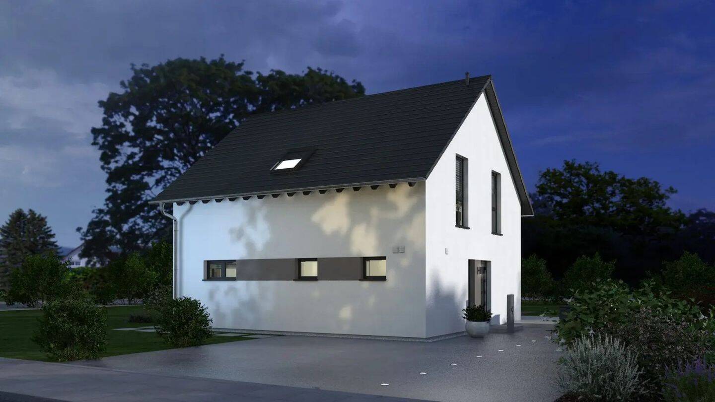Dieser Satteldachklassiker bietet seinen künftigen Bewohnern dank durchdachter Architektur viel Gestaltungs- und Nutzungsspielraum., 96450 Coburg