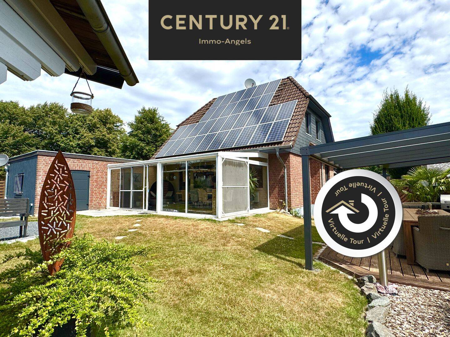 Gartenparadies mit XXL Wintergarten & 32 PV Modulen & Männergarage :-D, 52511 Geilenkirchen