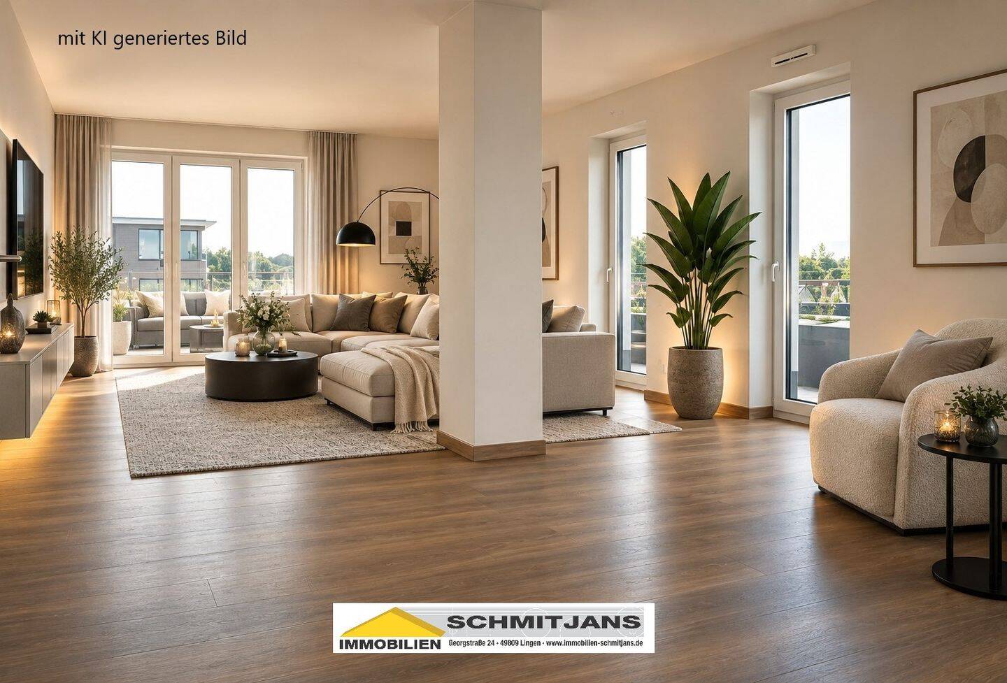 TOP! Exklusive, großzügige Penthousewohnung mit Panorama-Dachterrasse, 49809 Lingen (Ems)