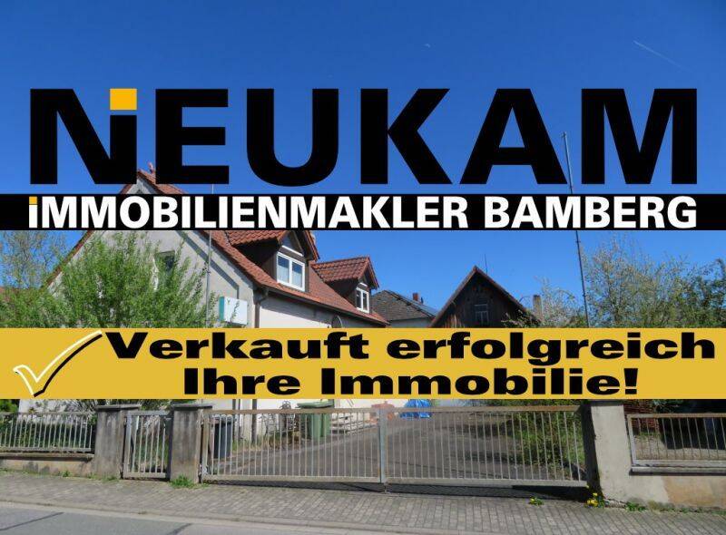 STEGAURACH: FREISTEH.HAUS+BÜRO+LAGERHALLE ZUM KOMPLETT-RENOVIEREN AUF ca.1079m2 FÜR 379.000,-EURO, 96135 Stegaurach