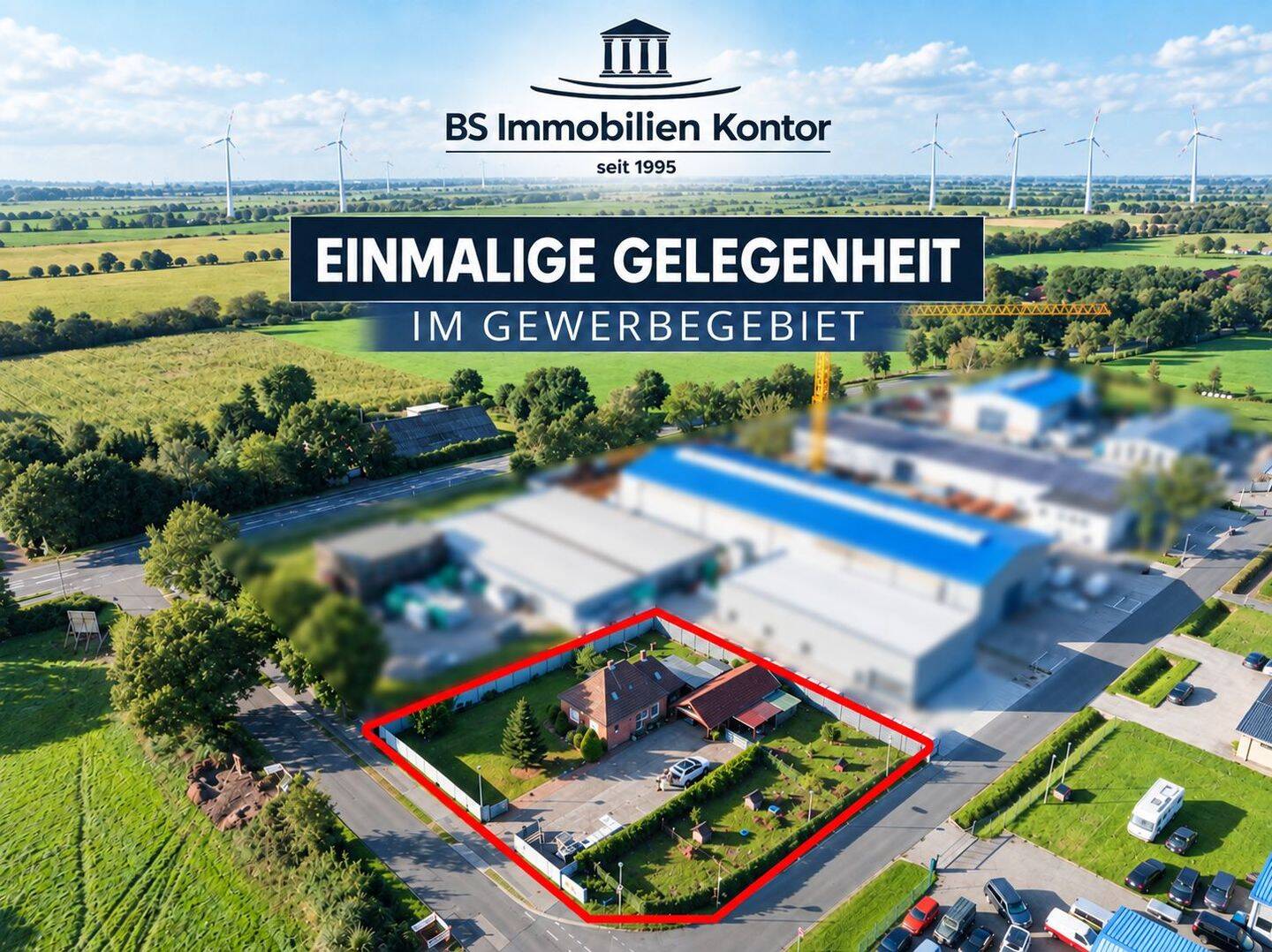 Vielseitig verwendbares EFH/Grundstück im Gewerbegebiet auf 1.606qm, 26810 Westoverledingen