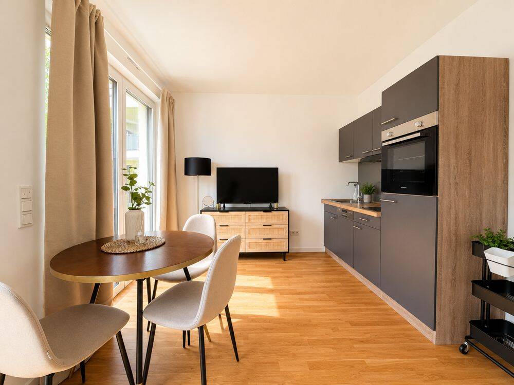 Zentrales Investment mit 5% Rendite: Möblierte Studio mit Balkon nahe Volkspark Humboldthain, 13357 Berlin (Mitte Gesundbrunnen Kolonie Sandkrug I Wedding)