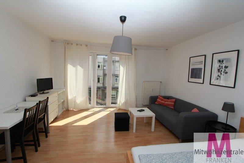 Geräumige möblierte 1-Zimmer Wohnung, 90443 Nürnberg